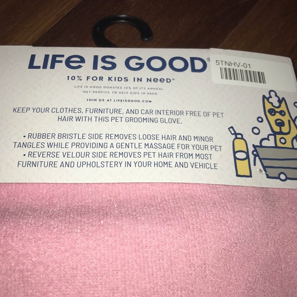 Life is Good “Cowboy Boots” Grooming Glove & Microfiber Pet Drying Towel NEW - Picture 6 of 7